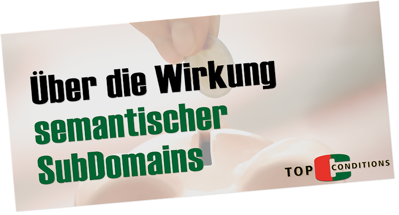 Wie funktioniert das Zusamenspiel von semantischen SubDomains  und Landingpages